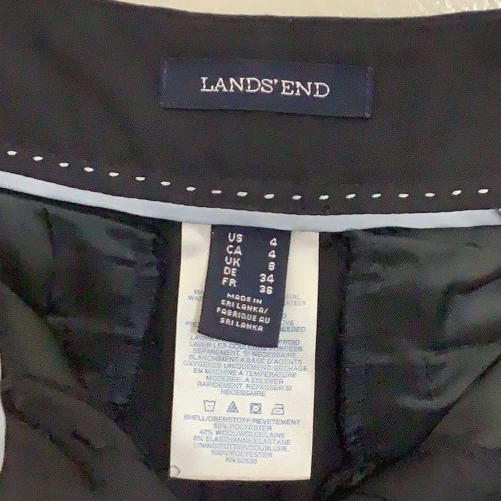 Lands’ End Women Black Pants - Picture 8 of 10